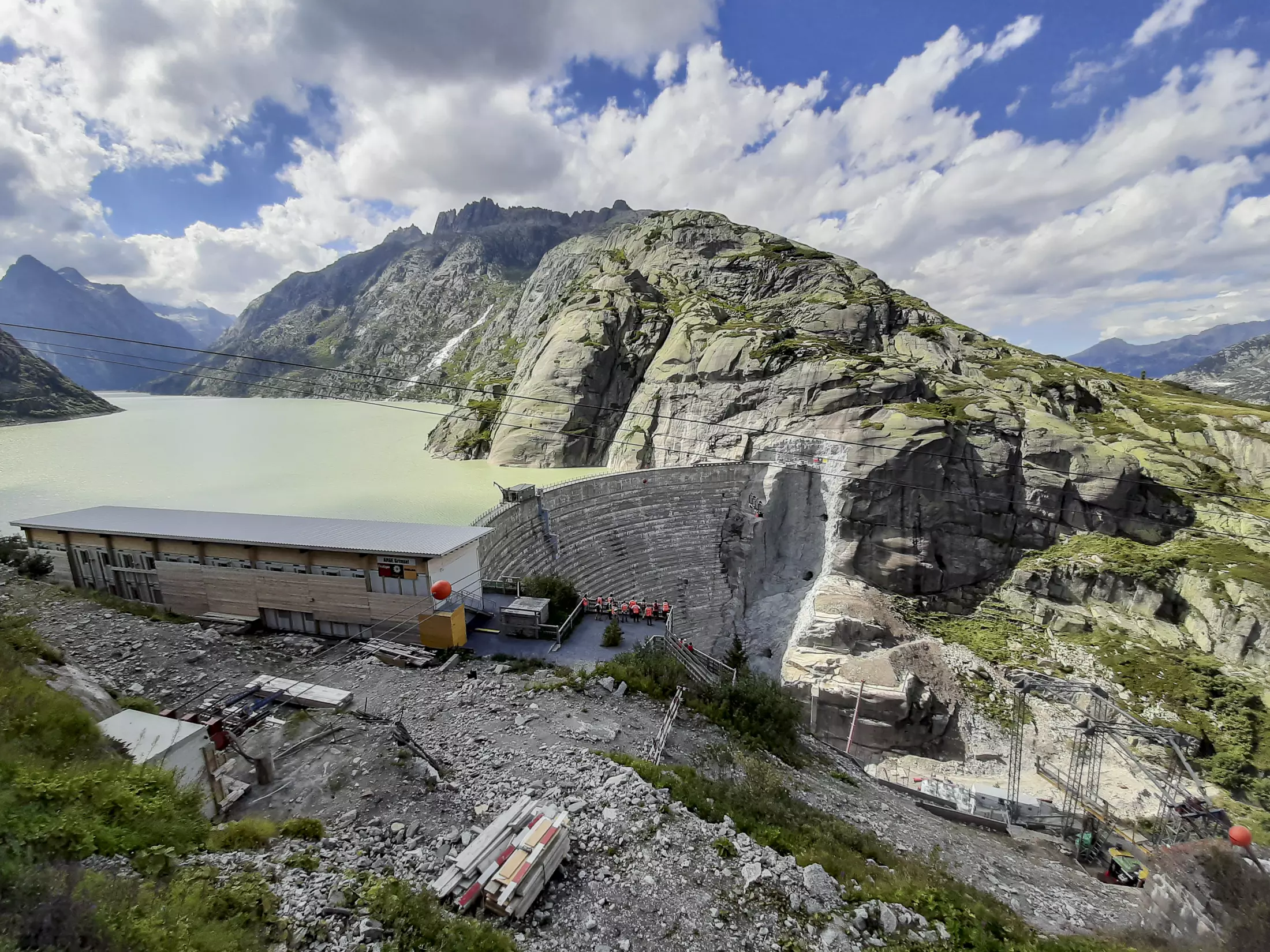 Hydroelectric dam at the Grimsel