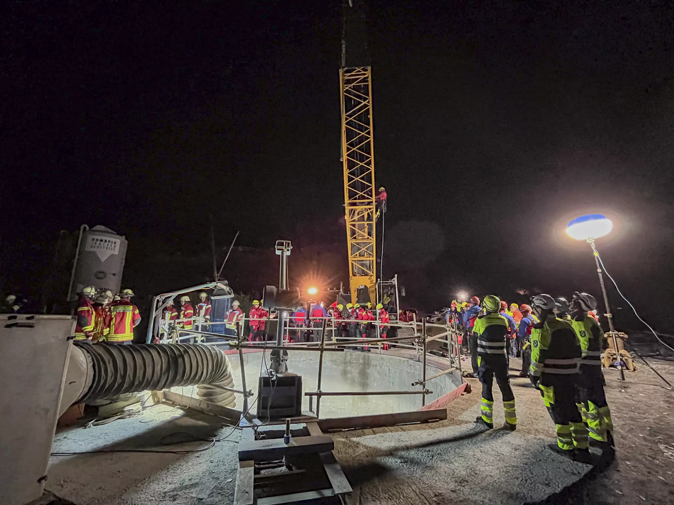 Site of emergency response work
