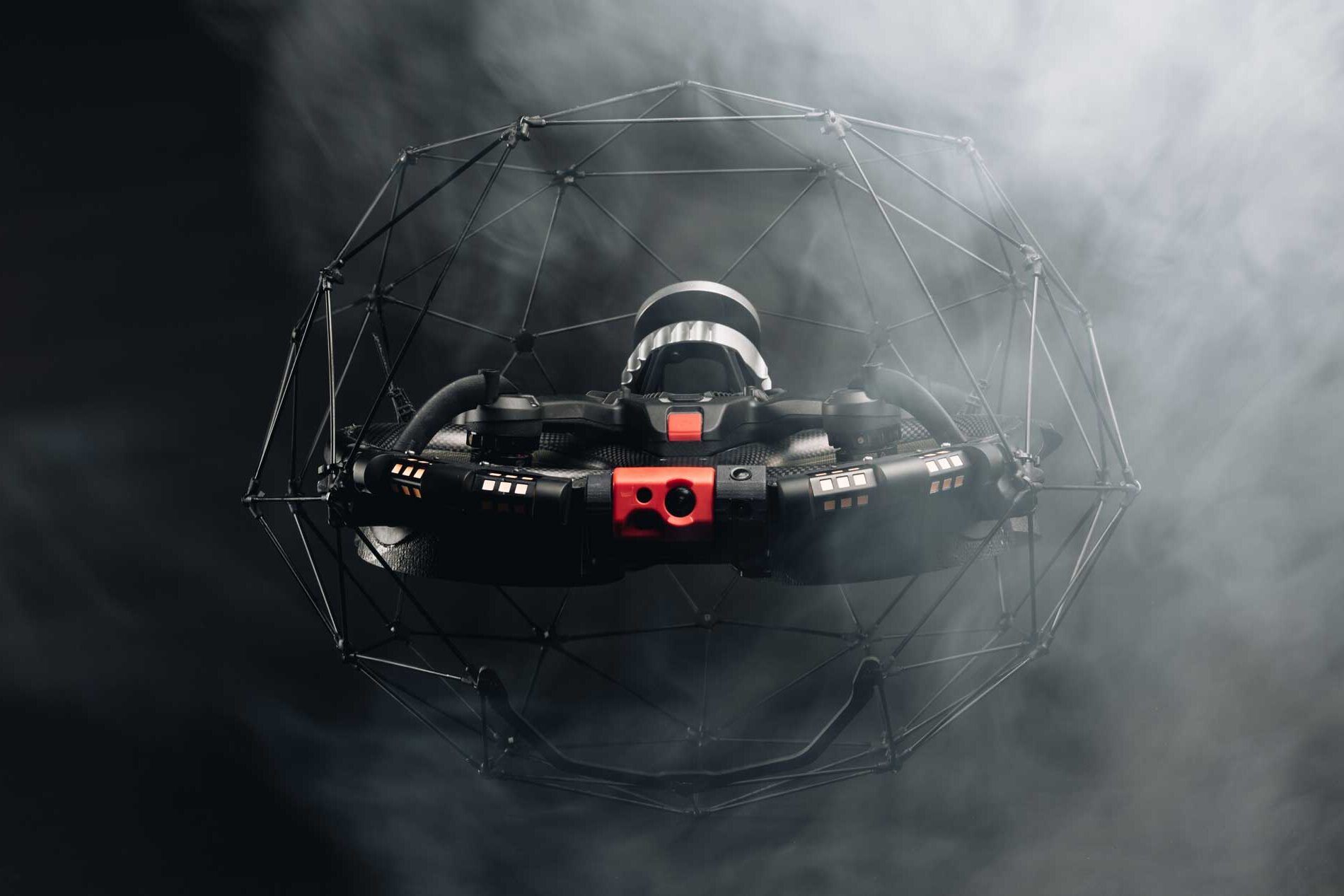 Drone with smoke
